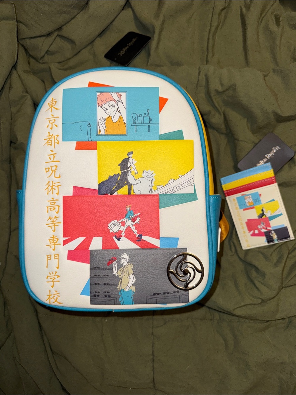 Jujutsu Kaisen mini backpack and matching wallet